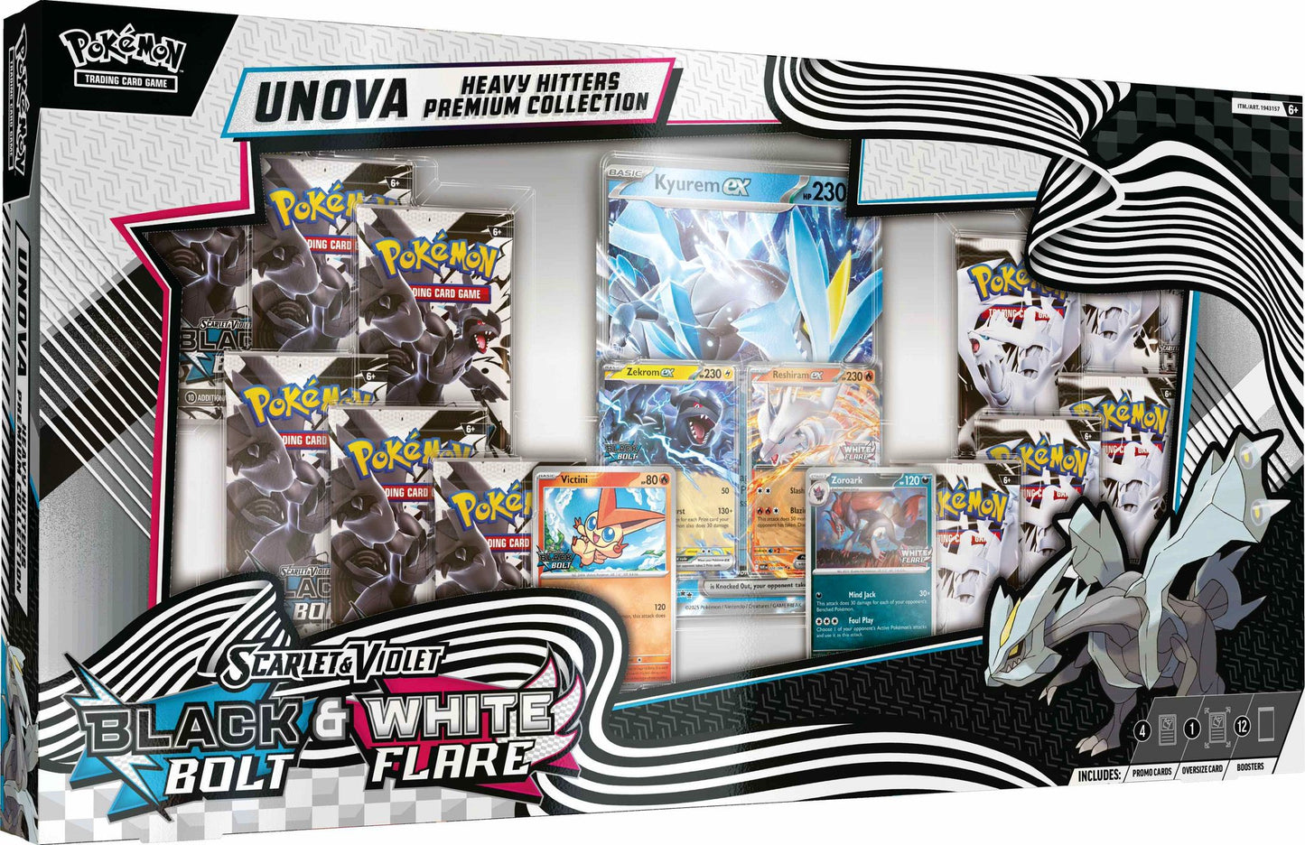 Unova Heavy Hitters - Black Bolt White Flare