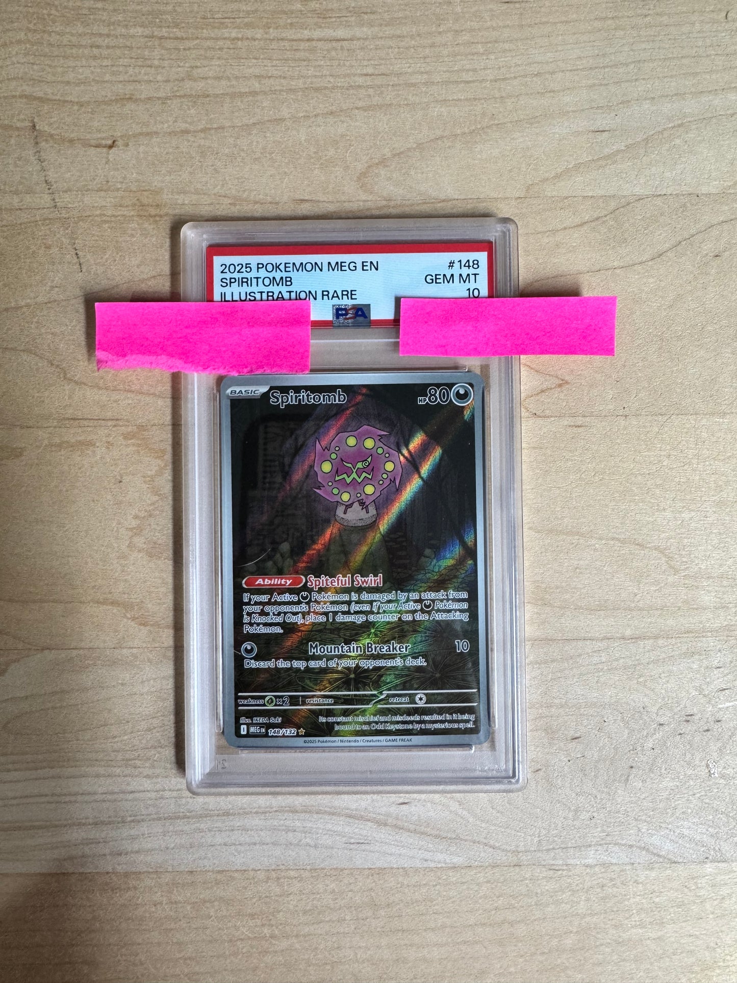 Spiritomb #148/132 Mega Evolution (ME01) - PSA 10