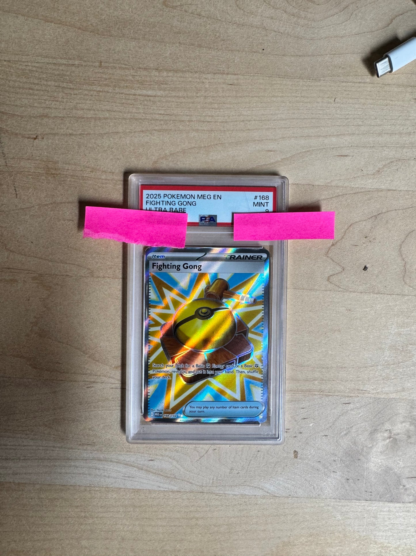 Fighting Gong #168/132 Mega Evolution (ME01) - PSA 9